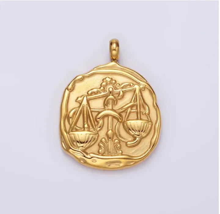 ROCKNOT Zodiac Carabiner Necklace - Libra