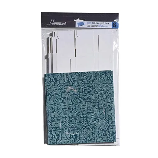 Hammont Sleeve Diy Sliding Kraft Paper Box - 12 Pack