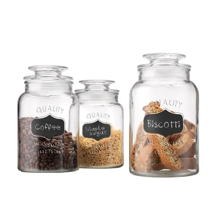 Le'raze Decor Glass Canister Set