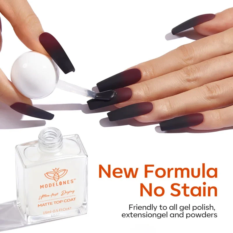 Modelones Nail Polish Matte Top Coat