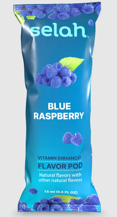Selah Flavored Water Bottle Blue Raspberry