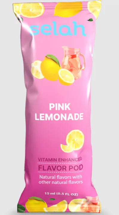 Selah Flavored Water Bottle Pink Lemonade