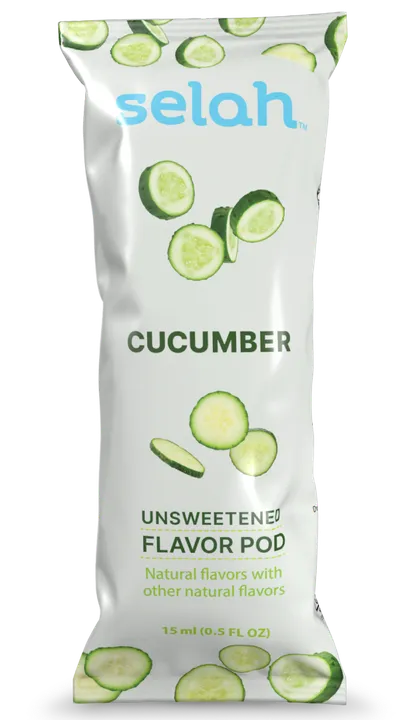 Selah Flavored Water Bottle Cucumber Unsweetened