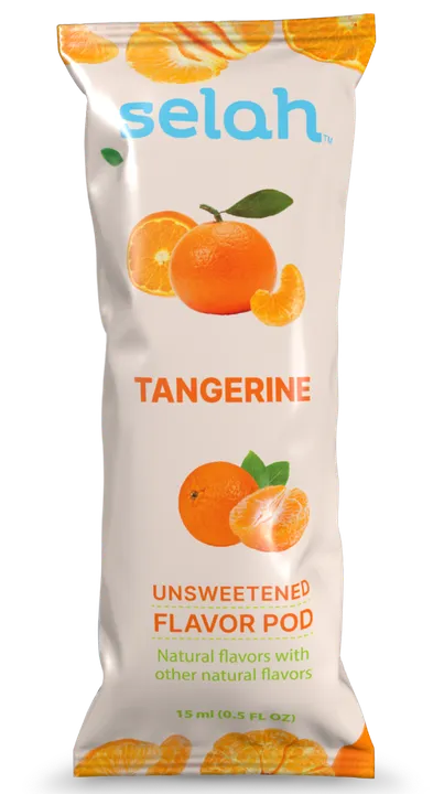 Selah Flavored Water Bottle Tangerine Unsweetened