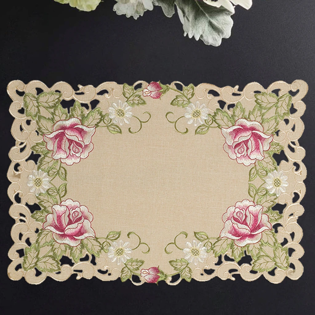 Decozen Placemats With European Embroidery