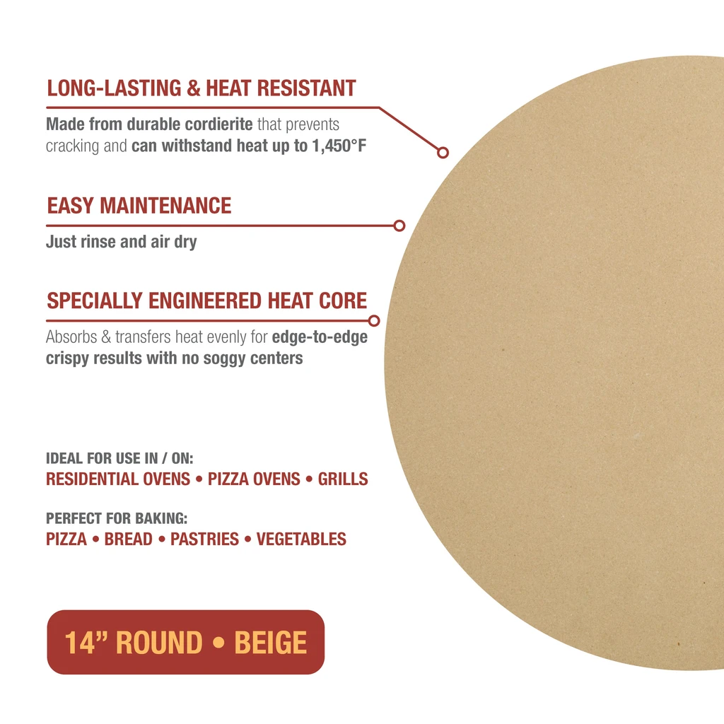 Old Stone Pizza Kitchen Old Stone Traditional Pizza Stone and Pizza Peel Bundle