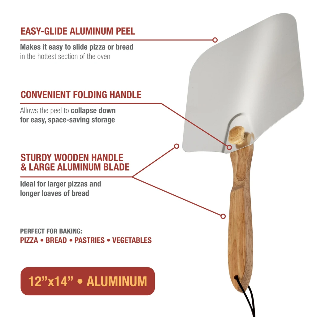 Old Stone Pizza Kitchen Old Stone Traditional Pizza Stone and Pizza Peel Bundle