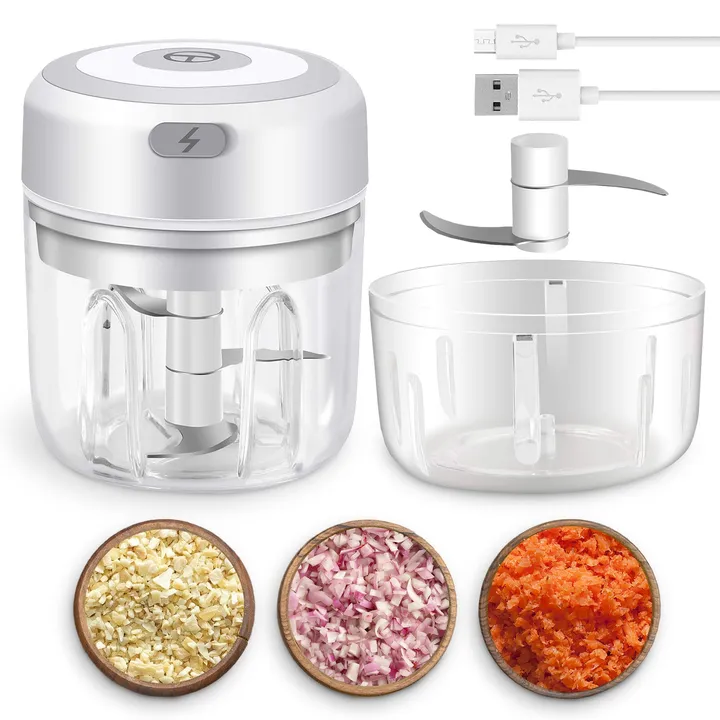 Cheer Collection Electric Wireless Mini Food Chopper Portable USB Rechargeable