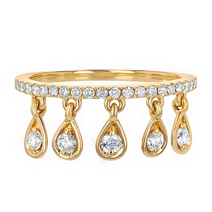 Noémie Bohemian Dancer Ring - Lab Grown Diamonds | VS Clarity
