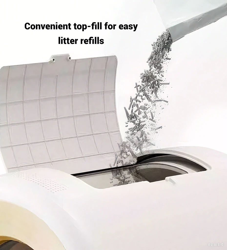 Ca'Lefort Self Cleaning Cat Litter Box With App Control
