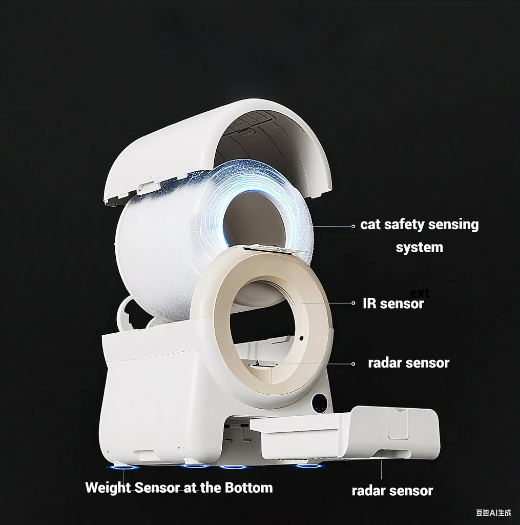 Ca'Lefort Self Cleaning Cat Litter Box With App Control