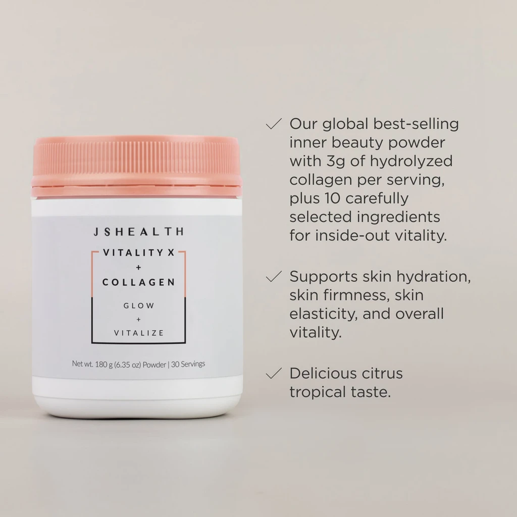JSHealth Vitamins Vitality X + Collagen Powder