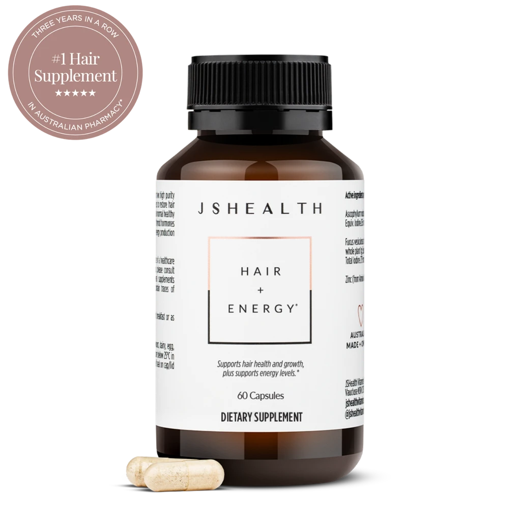 JSHealth Vitamins Hair + Energy Formula
