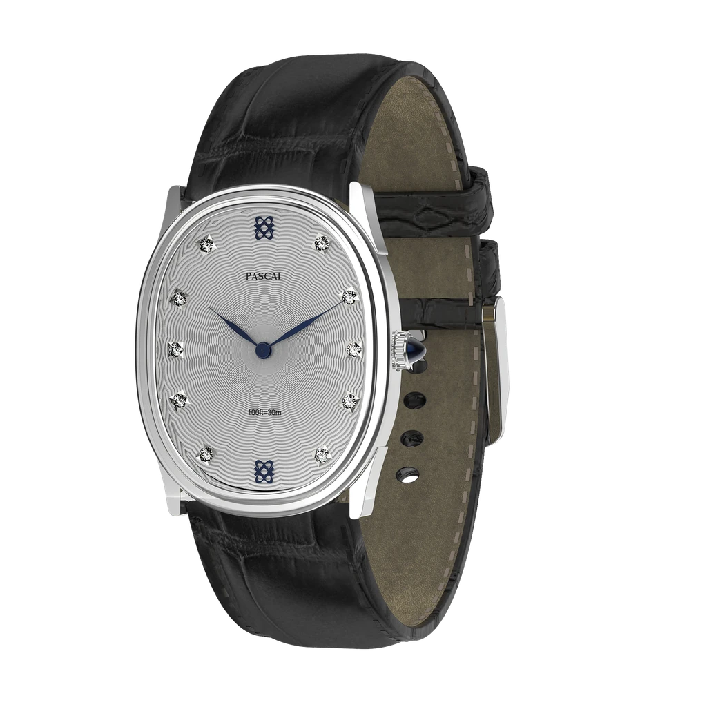 PASCAL Oval Orbit Diamond Watch