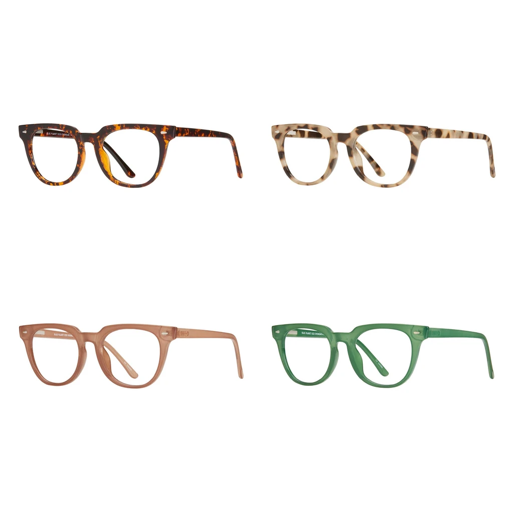 Blue Planet Eco- Eyewear Auden Blue Light Reader - 4 Pack