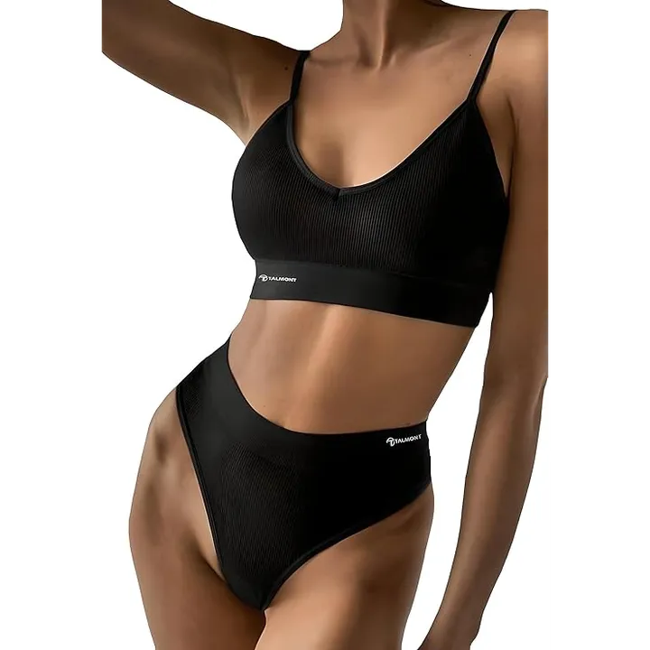 Infinite Basics Talmont Seamless Ribbed Bra & Panty Set