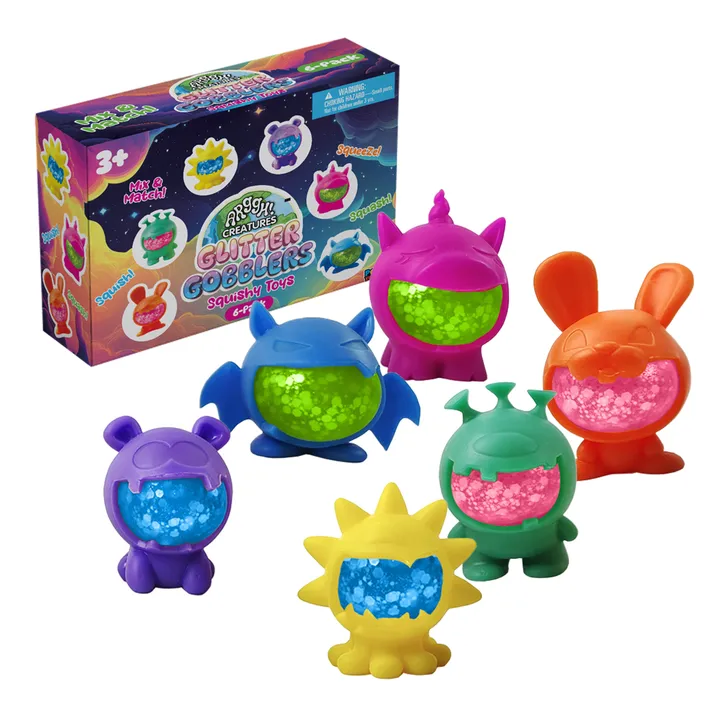 Power Your Fun Glitter Gobblers Blind Box Squishy Toys