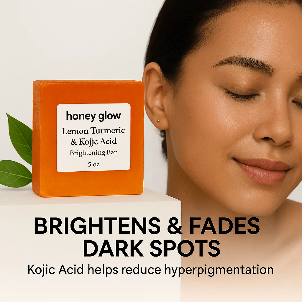 Honey Glow Kojic Acid Glow Bar – Brightening Soap