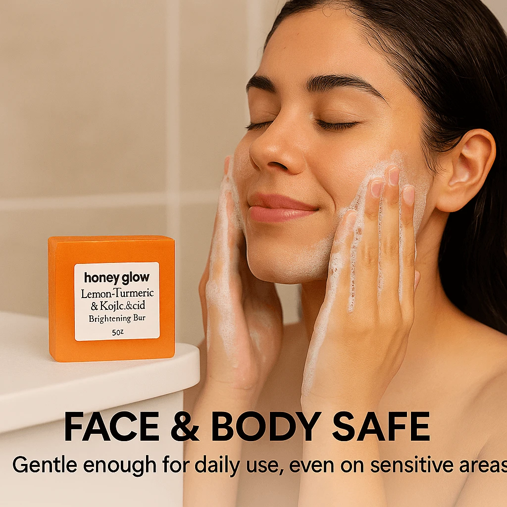 Honey Glow Kojic Acid Glow Bar – Brightening Soap