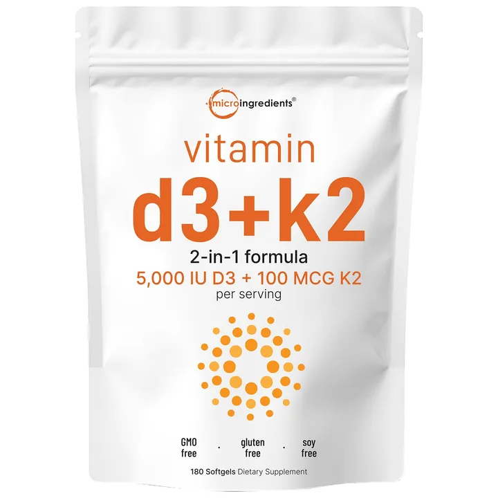 Micro Ingredients Vitamin D3 K2  5000IU