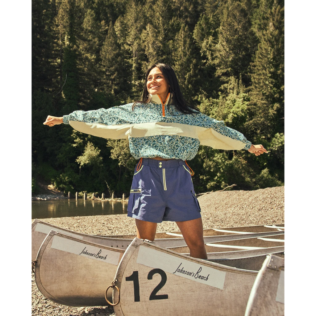 Parks Project Women's New River Flow Quarter Zip Windbreaker