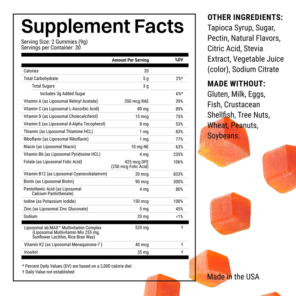 HA.routine Liposomal Multivitamin Gummies