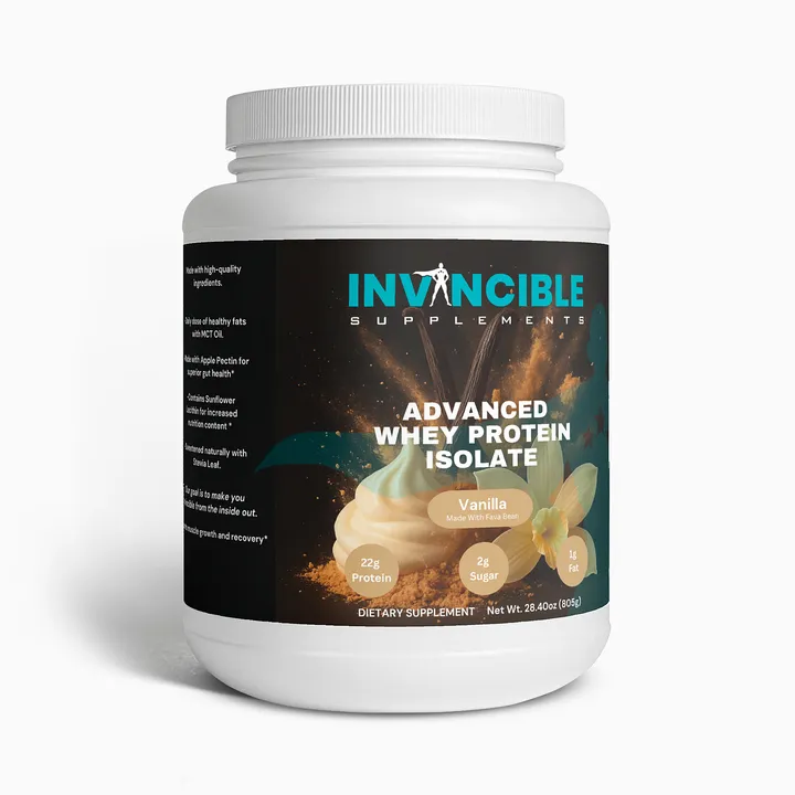 Invincible Supplements Advanced Whey Protein Isolate (Vanilla)