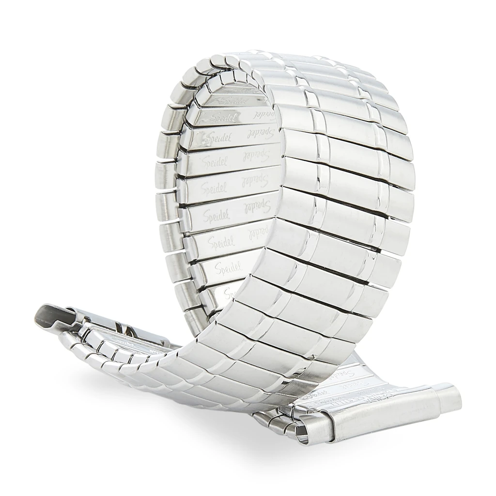 Speidel Men's Twist-O-Flex™ 16-22MM Adjustable End Bands - Curved End