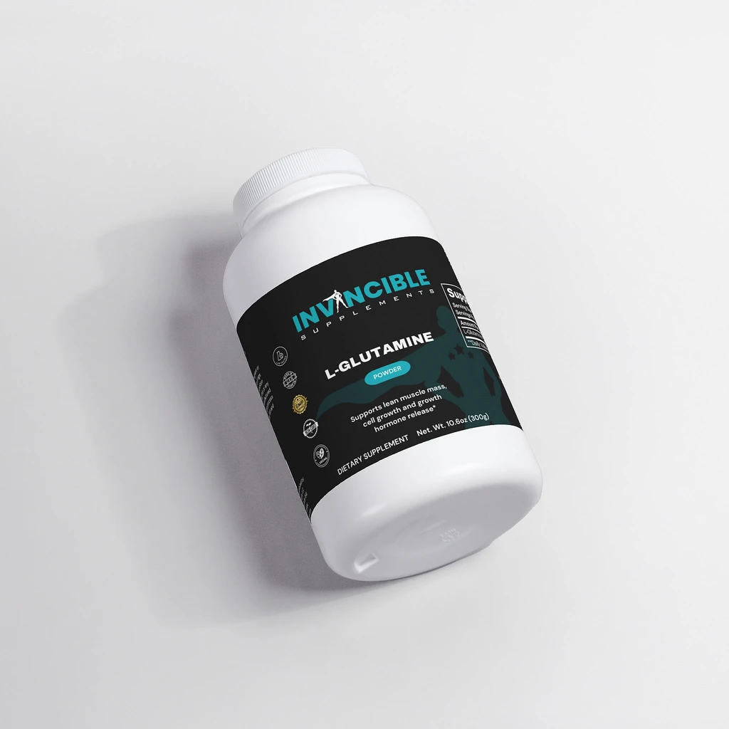 Invincible Supplements L-Glutamine Powder