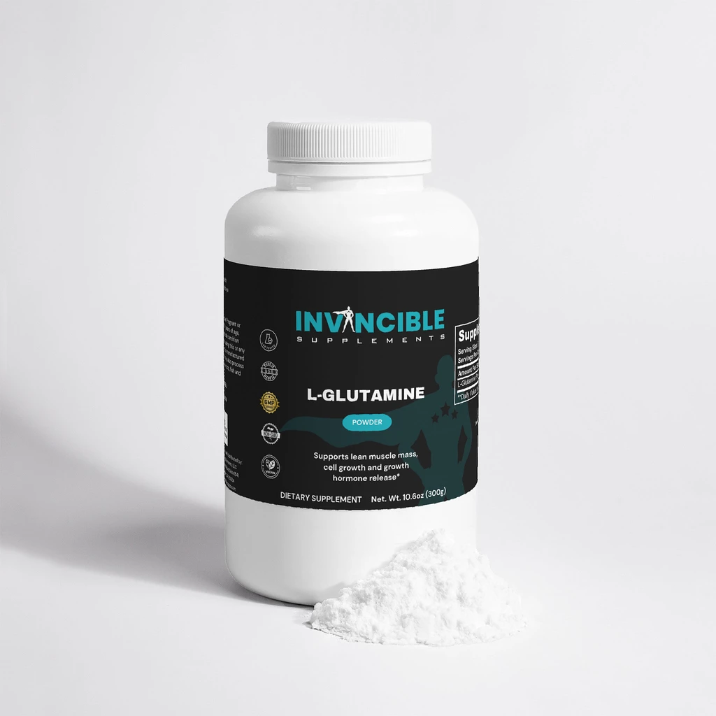 Invincible Supplements L-Glutamine Powder