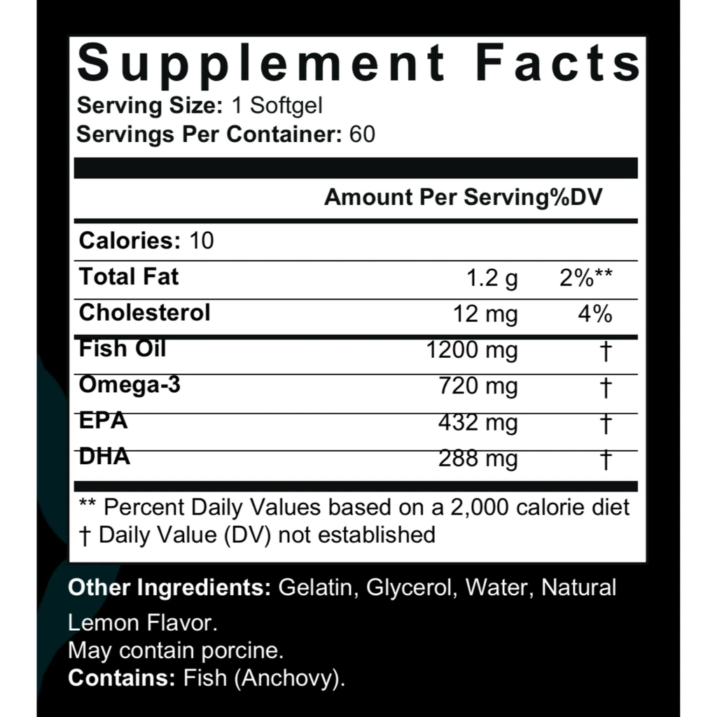 Invincible Supplements Omega-3 EPA + DHA