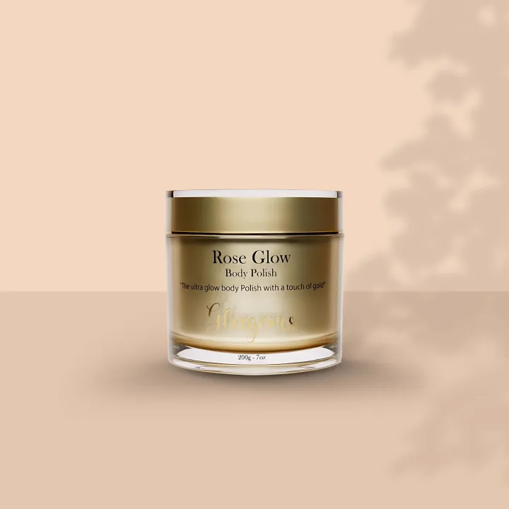 Glorgeous Skin 24K Gold Infused Rose Petals Body ScrubPolish