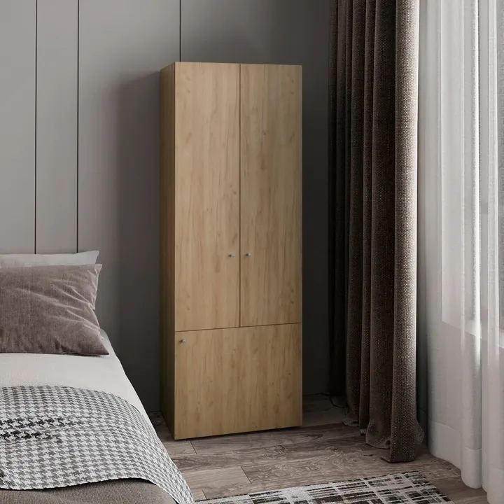 Tuhome Furniture Home 3 Door Closet System