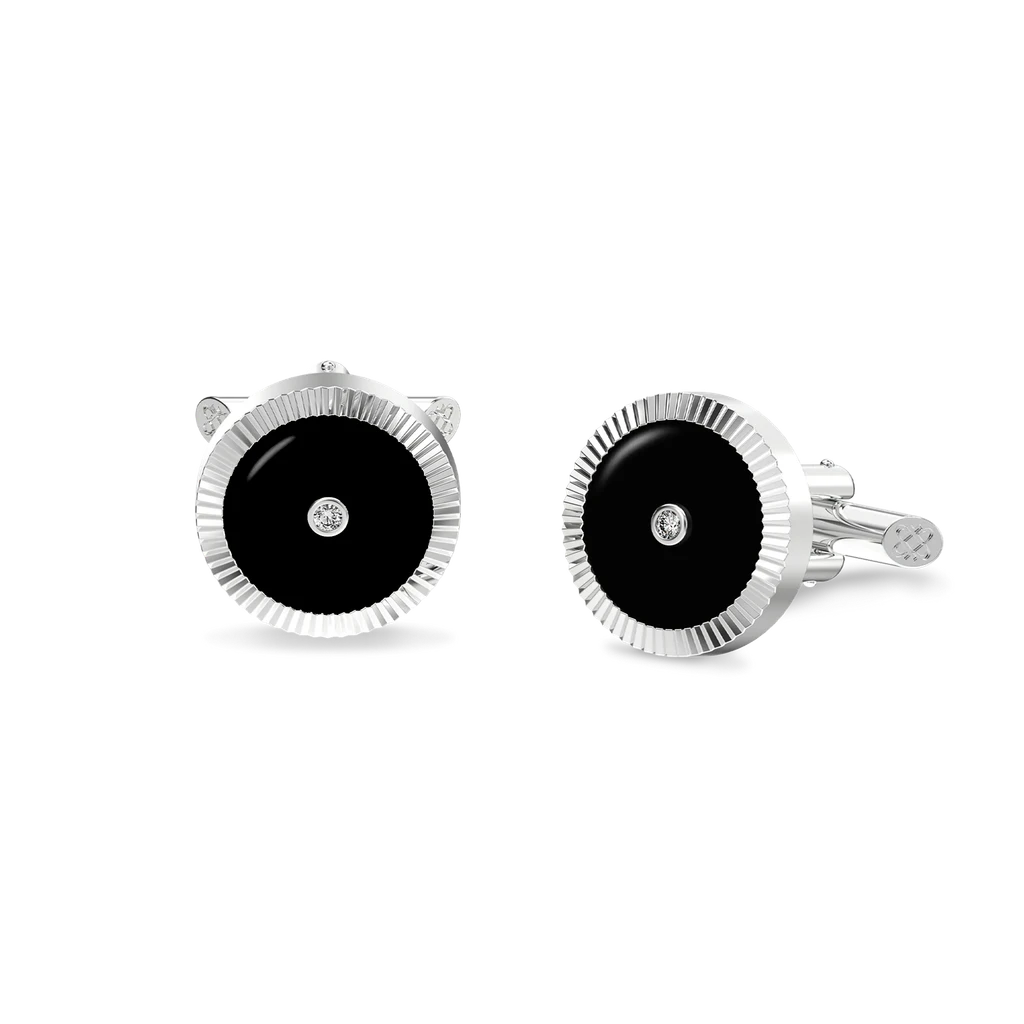 PASCAL Classic Ray Pattern Diamond Cufflinks
