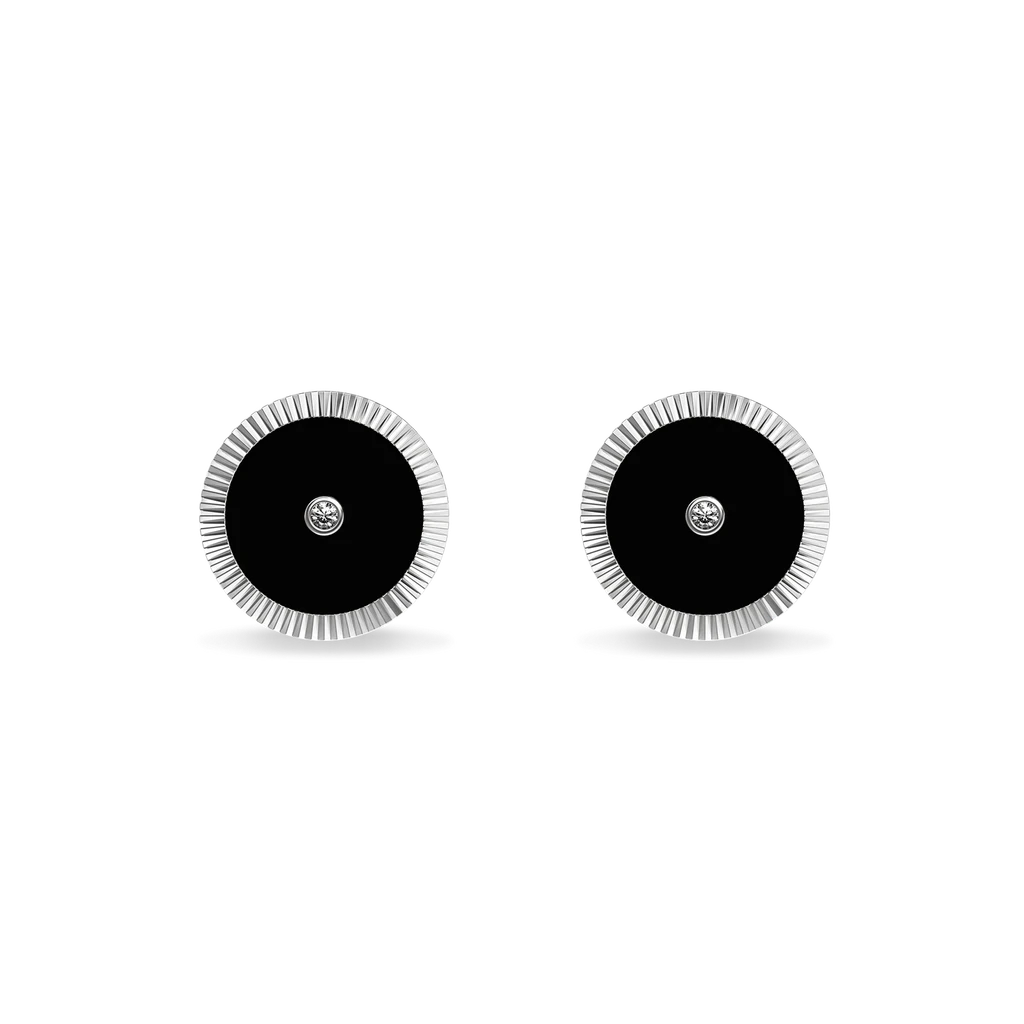 PASCAL Classic Ray Pattern Diamond Cufflinks