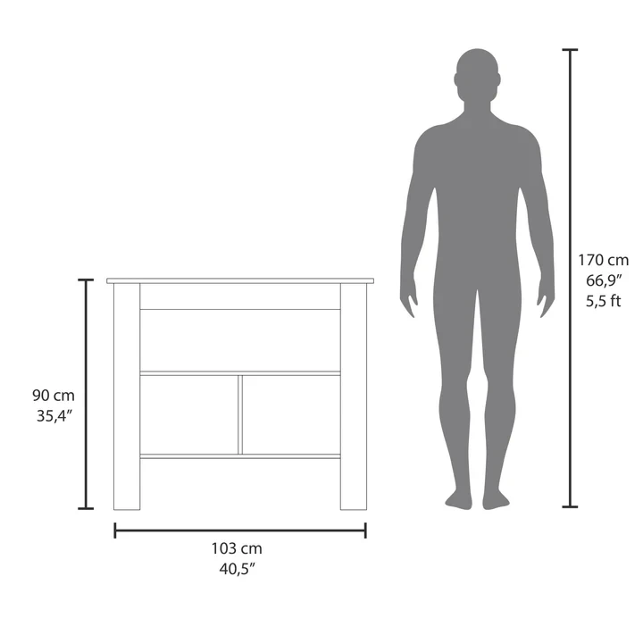 DEPOT E SHOP LLC Delos Kitchen Island