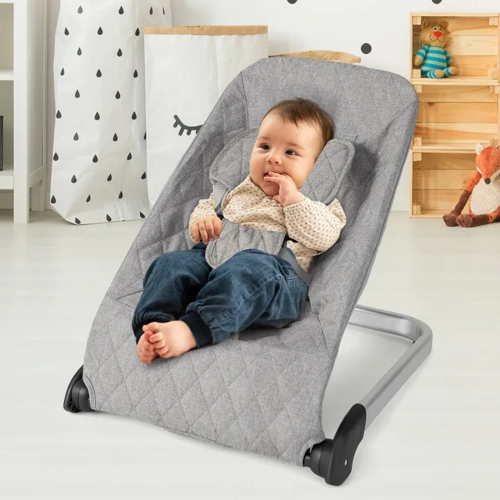 Gbruno Store Baby Bouncer Seat With Aluminum And Metal Frame