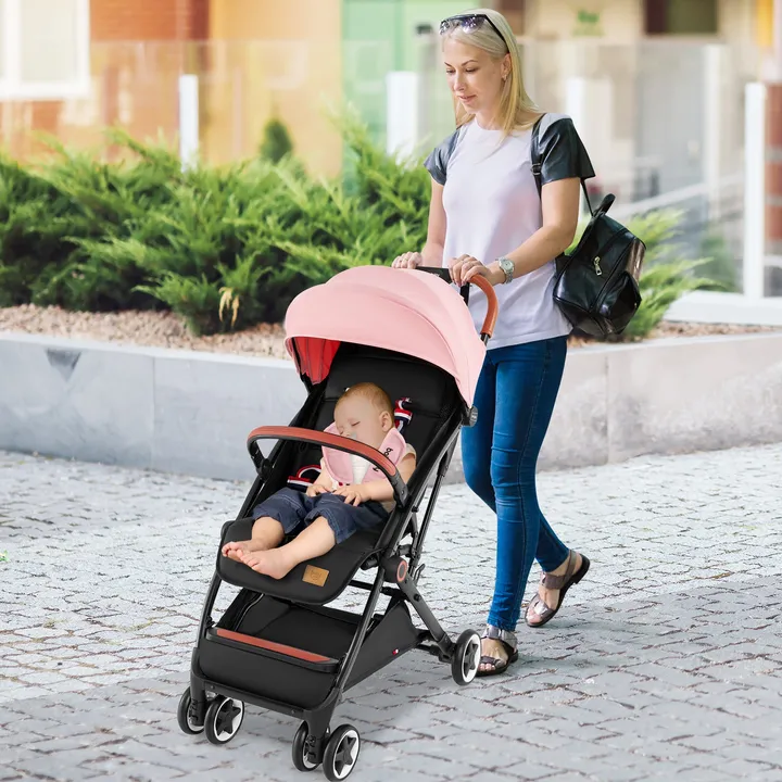 Gbruno Store Lightweight Aluminium Frame Baby Stroller With Net