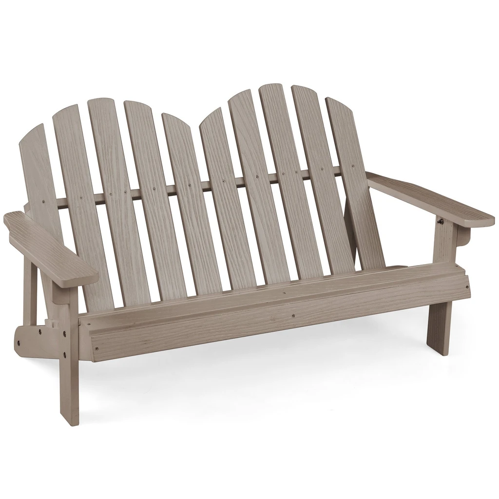 Gbruno Store 2 Person Adirondack Chair With High Backrest