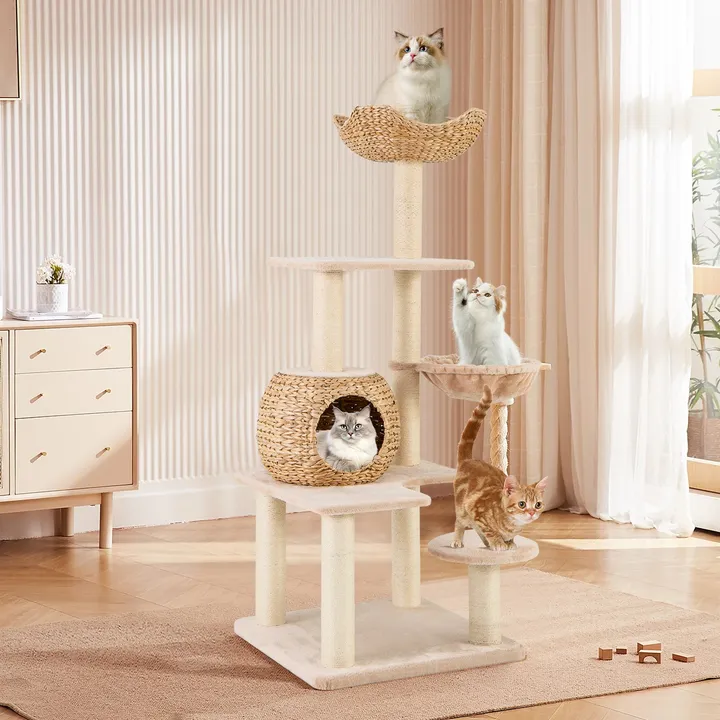 Gbruno Store 5 Layer Cat Tree And Washable Cushions