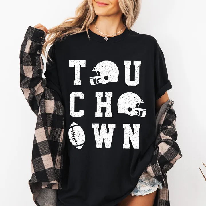 Refinery Number One Touchdown, Helmet, Football, Sports, Big Game, Tailgate Party Tshirt