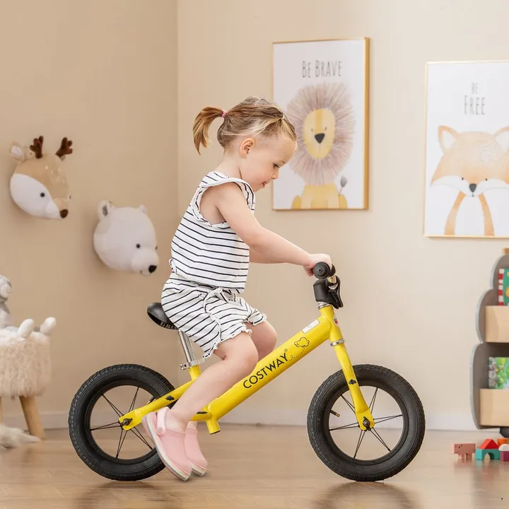 Gbruno Store Toddler Balance Bike With Height Adjustable Handlebar And Seat