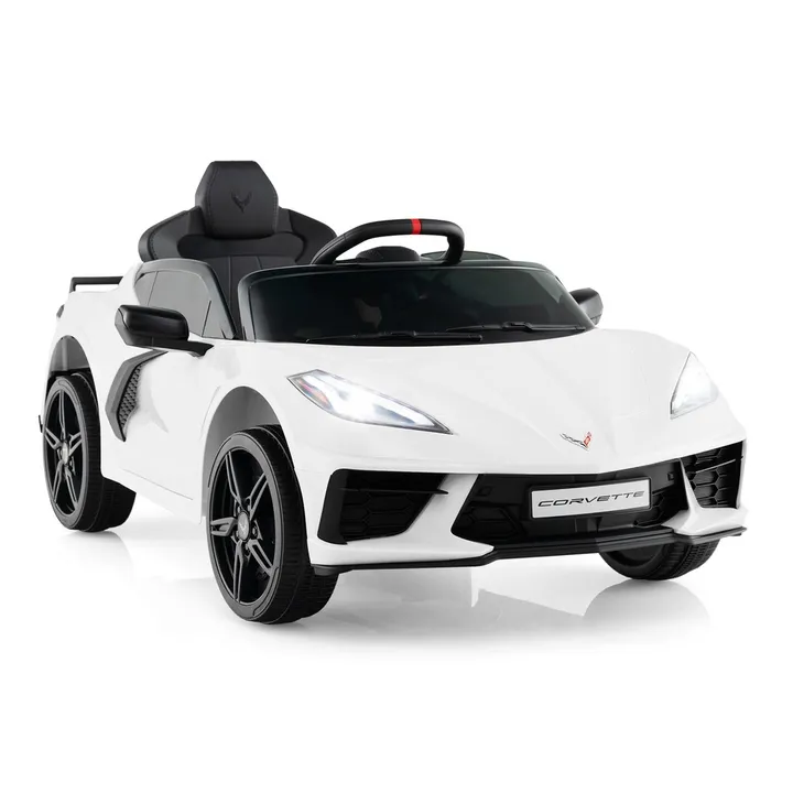 Gbruno Store 12V Kids Ride-On Chevrolet Corvette C8 With Remote Control