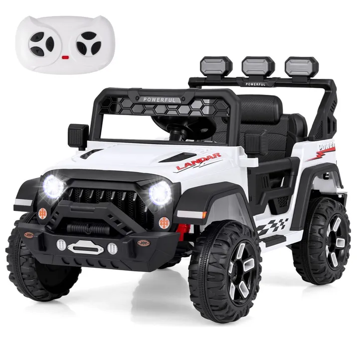 Gbruno Store 12V Electric Kids Ride On Truck With Remote Control And Music