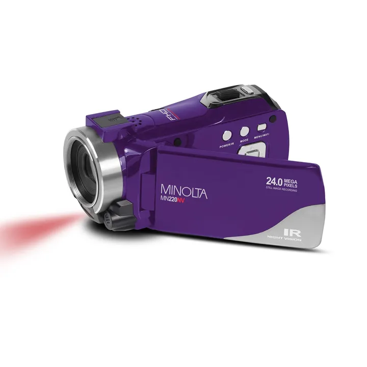 Minolta MN220NV 1080p Full HD IR Night Vision Camcorder