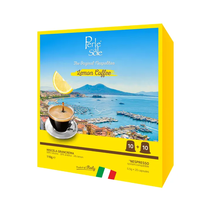 Perle di Sole Neapolitan Coffee With Costa D'Amalfi PGI Lemons