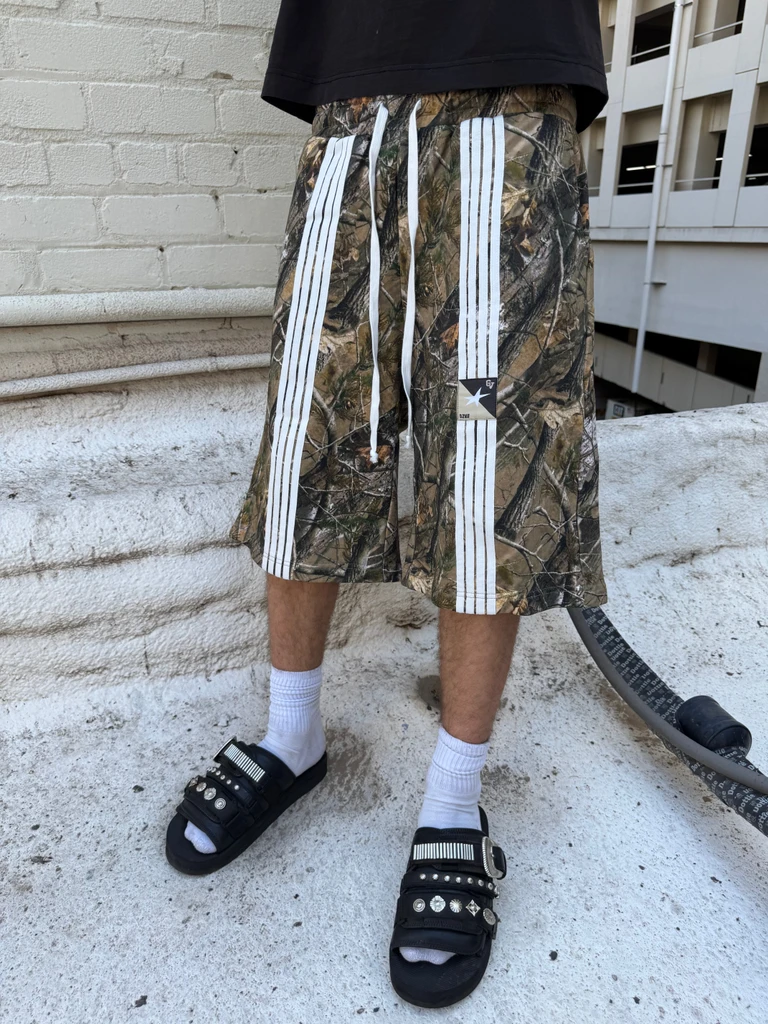 AZVA Ghillie Sweat Shorts