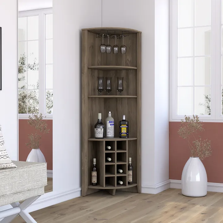 DEPOT E SHOP LLC Giza Corner Bar Cabinet