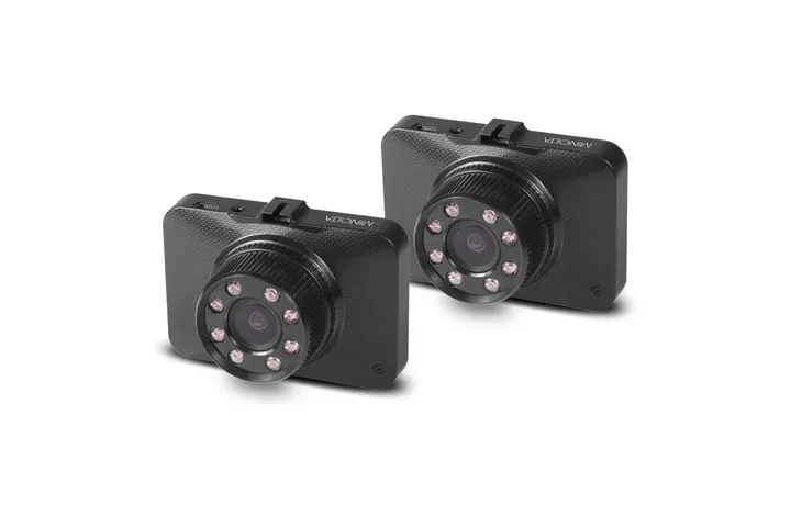 Minolta MNCD260 1080p Full HD Infrared Night Vision Dash Camera W/ 2.2" LCD