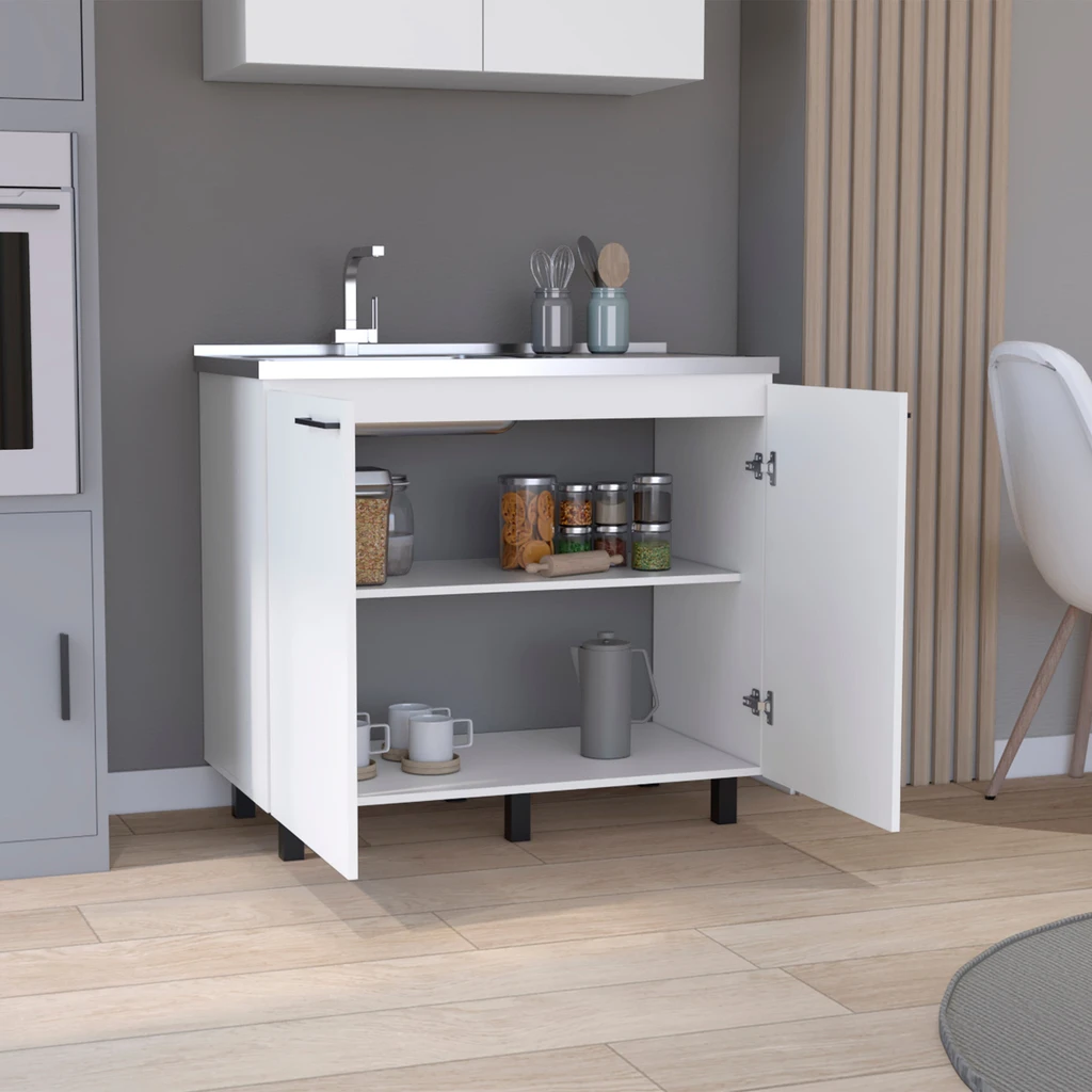 DEPOT E SHOP LLC Salento Two Freestanding Utility Base Cabinet